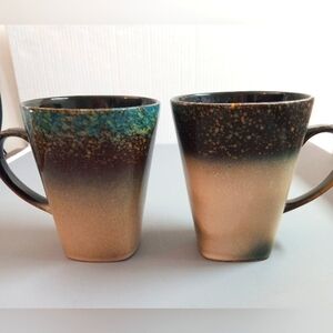 Master Cuisine Elegant Gradient Ceramic Mugs - Set of 2